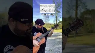 Wake Me Up by Avicii Guitar Tutorial! #shorts #ayoutubeshorts #guitar #music #guitarra #musica #love