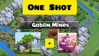 How to One Shot Goblin Mines Level 2 | DH2 | COC | Tamil | Raid Weekend