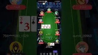 Winzo Poker Big Table Gameplay 😸❤ #winzo #newvideo #shorts