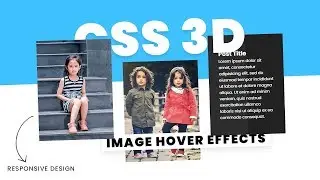 CSS 3D Image Hover Effects | Html5 CSS3