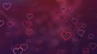 Heart Outline Motion Graphics Background for video editing