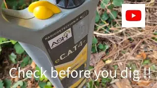 DANGER !! Scanning for underground services before you dig !! #tools #groundworks #construction
