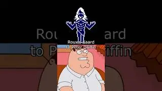 Rouxls Kaard (Deltarune) to Peter Griffin (Family Guy)
