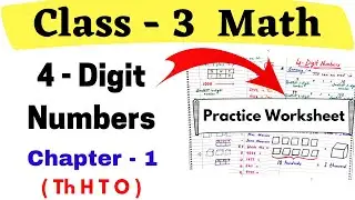 Class 3 Maths Chapter 1| 4-digit numbers for class 3| CBSE Class 3 Math | Maths Numerals for Class 3