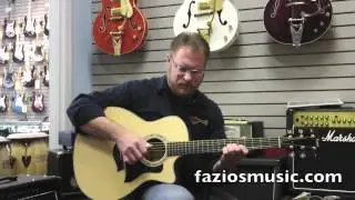 Taylor Guitars Custom Grand Symphony Ovangkol and Sitka Spruce Acoustic Guitar