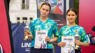 34. andro Kids Open, M&auml;dchen 17 Doppel, ФИНАЛ, Kryvosheia & Pavliuk  Vs Pelykh & Schirm