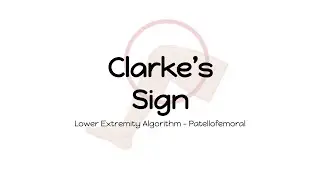 Clarke's Sign