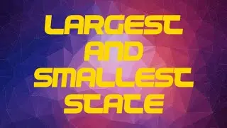 Largest and smallest state of India