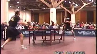 Eric Owens vs. Mark Hazinski - Men's Table Tennis Team Trial