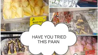 sweet paan 😋/flavoured paan 😱😱#banglore #kannadavlogs #tuluvlog #paan #sweetpaan #chocolate #foodie