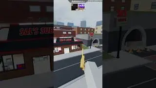 Arsenal trick shot #roblox #robloxarsenal #trickshot #1v1 #flick #360noscope