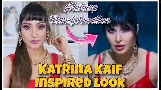Katrina Kaif Inspired Makeup & Hair transformation look In hindi || shystyles