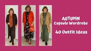 Autumn outfit ideas 2019 - My Capsule Wardrobe | 40 outfits