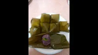 Bugis Purple Sweet Potato Cake Filled with Coconut#cooking