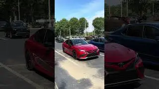 Toyota Camry: Supersonic Red or Reservoir Blue? #shorts