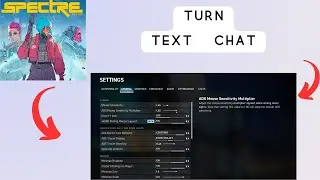 How to Enable & Disable Text chat Settings in Spectre Divide