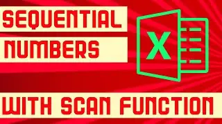 Generate Sequential Numbers Skipping Specific Cells | Excel BI |