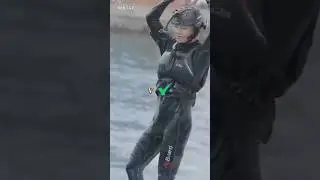 BTS flying board challenge 🏄🏼 🔥🤭 #bts #shorts #jin