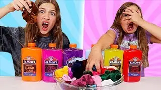 Colored Scrunchies Pick My Slime Ingredients Challenge! | JKrew