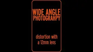 How to use the Distoration of a 12mm lens for your Creativity
