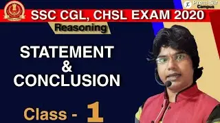 Statement and Canclusion Reasoning concept Lec- 1/ by Math ka jadugar Prem sir / SSC CGL / CHSL /