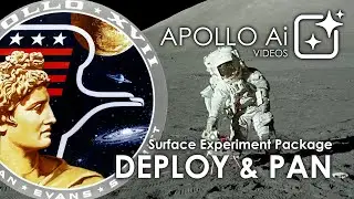 APOLLO 17 - Surface Experiment Package Deployment and Site Pan