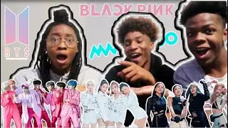 NON KPOP FANS REACTING TO KPOP FOR THE FIRST TIME (BTS, BLACKPINK, MAMAMOO AND MORE!)