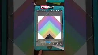 How to Make a Seamless Pattern in Procreate #Shorts | Beginner Digital Art Tutorial