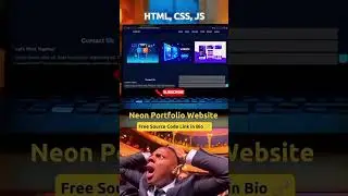 Portfolio htnl css js#portfolio #code #animation #3danimation  #short #animals #viral #css  #html#ai