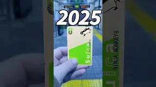 Получите обновленную карту SUICA в 2025 году 🇯🇵 #япония #шорты #путешествиепоЯпонии