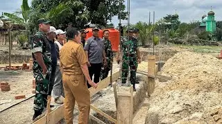 Pastikan Program Percepatan Ekonomi, Dandim 0401/Muba Cek Progres Koperasi Desa Merah Putih