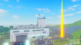 First time using the Sparrow Missile in Roblox Military Facility Tycoon 2