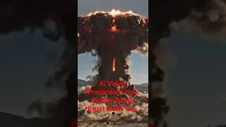Ai Video (Prediction) How Atomic Bomb Brust looks like. #ai omb #explosion #world #Russia