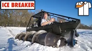 HOMEMADE SCREW TANK Snow/Ice Test