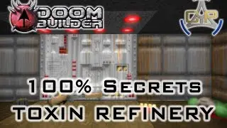 All Secrets TOXIN REFINERY E1M3 Explained Doom tutorial