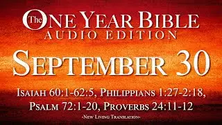 September 30 | One Year Bible Audio Edition