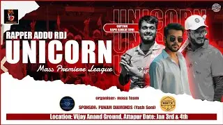 UNICORN - ADDU RDJ - Cricket mass Tournament 2 🏏- music VIBHOR BEATS