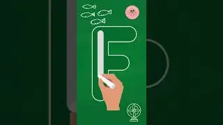 Learn F, Learn How to Write Letter F, F for Fish #youtubekidschannel #abcforkids #phonicsforkids