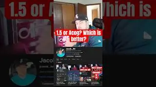 What sight is better? 1.5 or Acog lmk in the comments #jacob__r6 #r6hub #gaming #r6le
