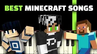 BEST Minecraft Songs on Piano - BEGINNER Piano tutorial