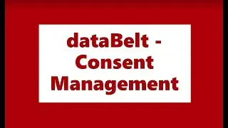 dataBelt&reg; - Data Protection Consent Management