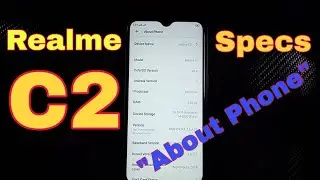 How to Check Realme C2 Specs 