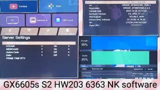 GX6605s S2 HW203 6363 NK New Software Remote F1 F2 Working