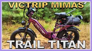 Электровелосипед VICTRIP&hellip;MIMAS &mdash; это ФИОЛЕТОВЫЙ монстр трейлового спорта&hellip; настоящий титан трейлов...