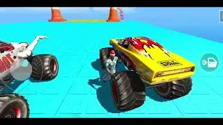🚨Monster Truck Mega Ramp Extreme Racing Mega Ramp Extreme stunts 💥