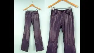 Kid Leather Pants