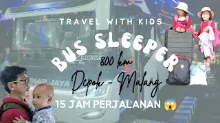 Depok - Malang NAIK BUS SLEEPER Ramah Anak & Bayi 🚍 | Trip Sinar Jaya Suite Class