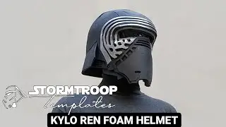Kylo Ren Helmet Foam Build
