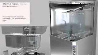 Electrolux GREEN&CLEAN Passthrough Dishwasher