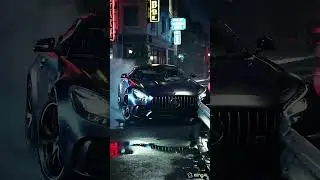Mercedes-Benz Futuristic Crash Scene | Epic CGI Cinematic Night Drive
